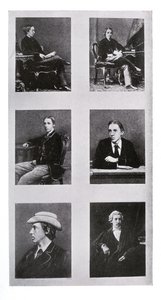 Series of photographs of Robert Louis Stevenson as an adolescent, as a young man and as a barrister
